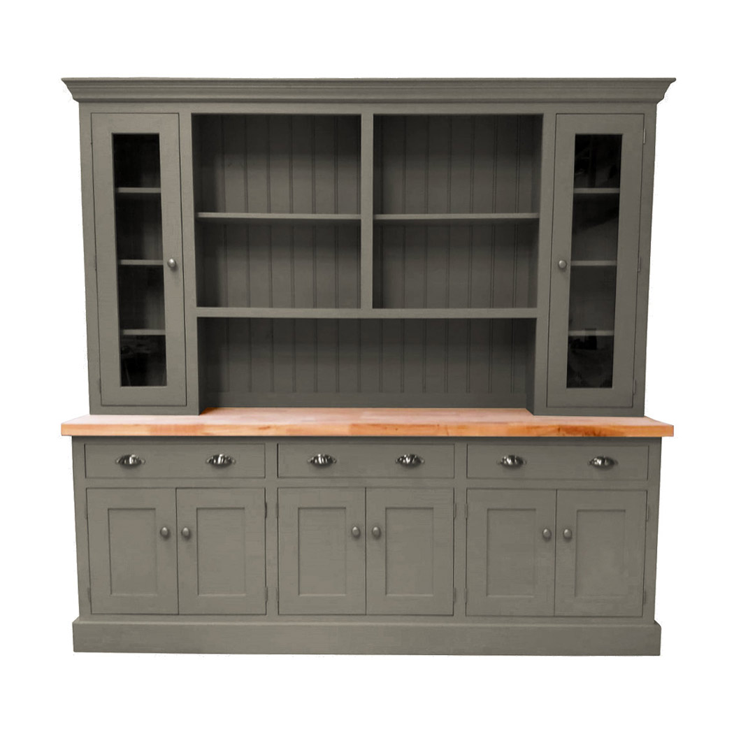 9ft Luke Handmade Painted Welsh Kitchen Dresser (Solid Wood Bespoke) eBay