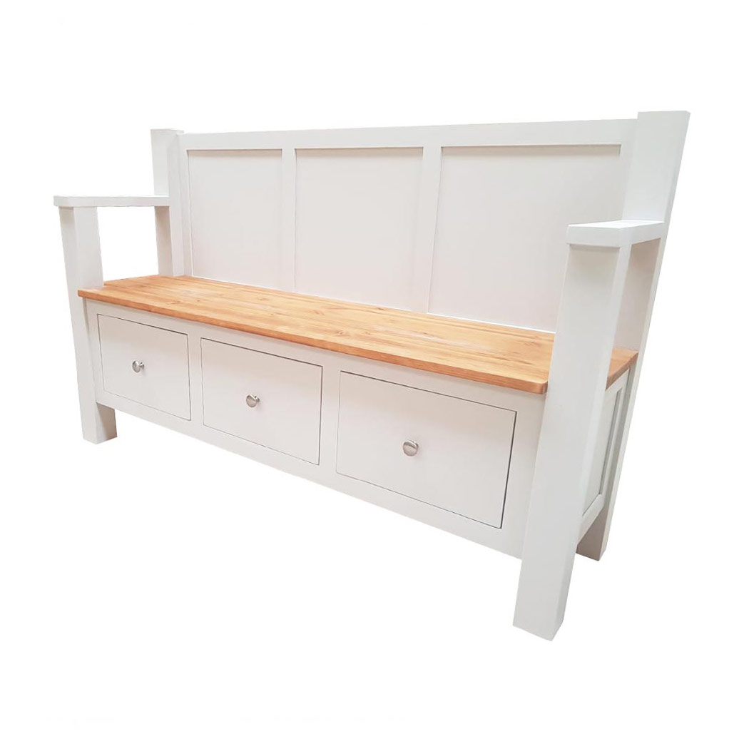 Manor Monks Bench Kitchen, Dining and Hallway Pew (Solid Wood Bespoke