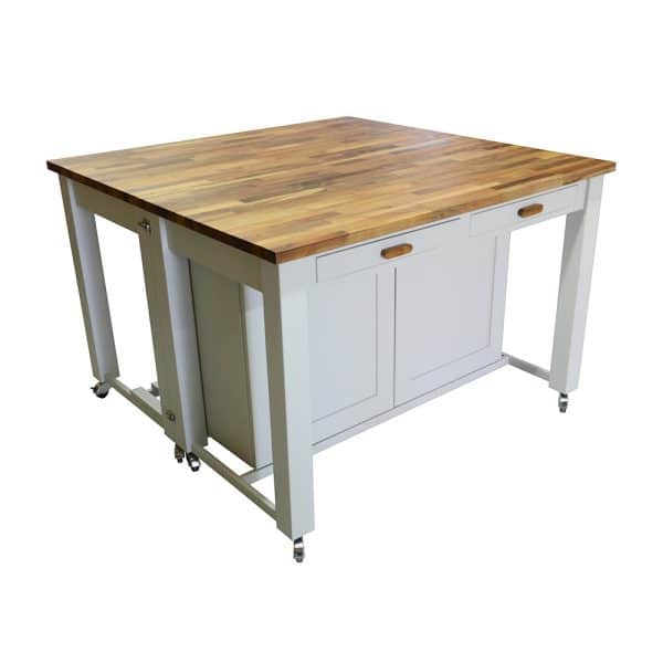 Freestanding Kitchen Large Island Unit Rainbows Furniture