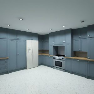 Solid Wood Kitchen Units (Example 1)