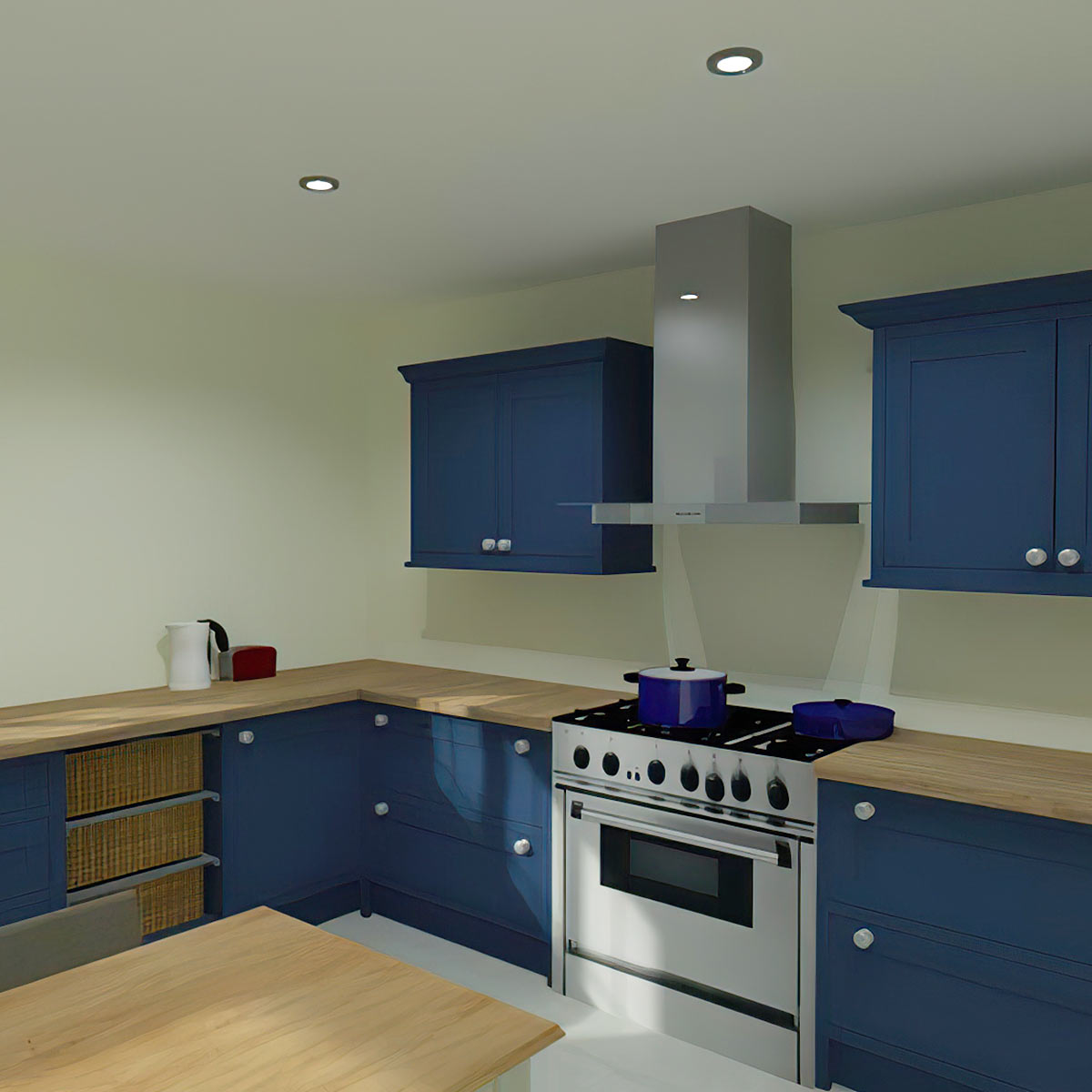 Solid Wood Kitchen Units (Example 3)
